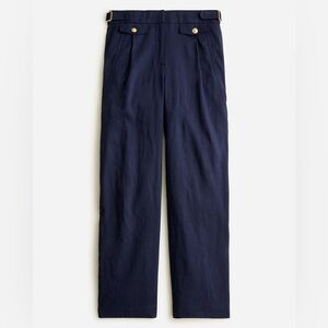 JCrew Collection side-tab trouser in Italian linen blend